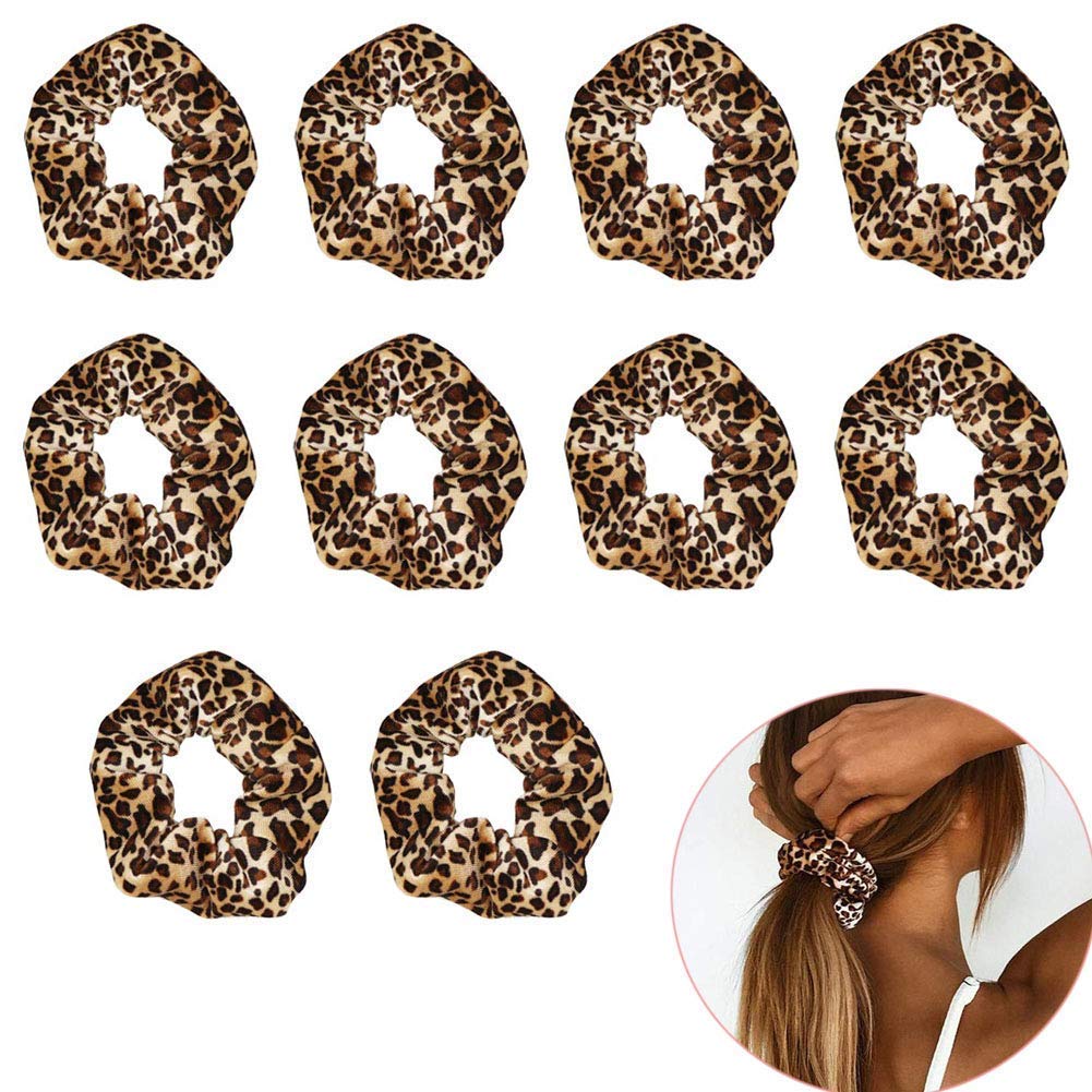 Luckycivia imprimé léopard, parfait pour attacher les cheveux courts ou longs.