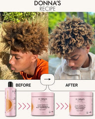 Donna's Recipe Tabitha Brown crème-cheveux cannelle — équilibre du cuir chevelu et soin des mèches
