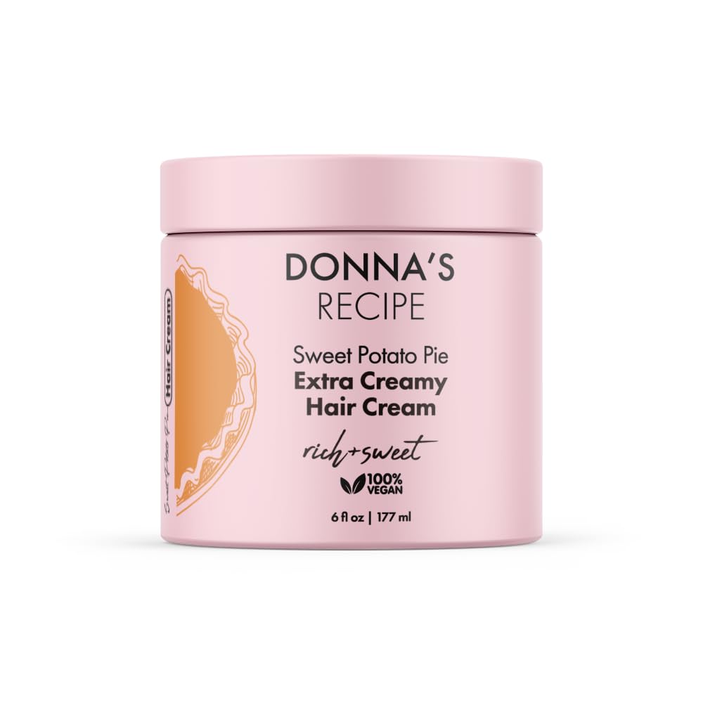 Donna's Recipe Tabitha Brown crème-cheveux pie patate douce — définition légère des boucles et hydratation