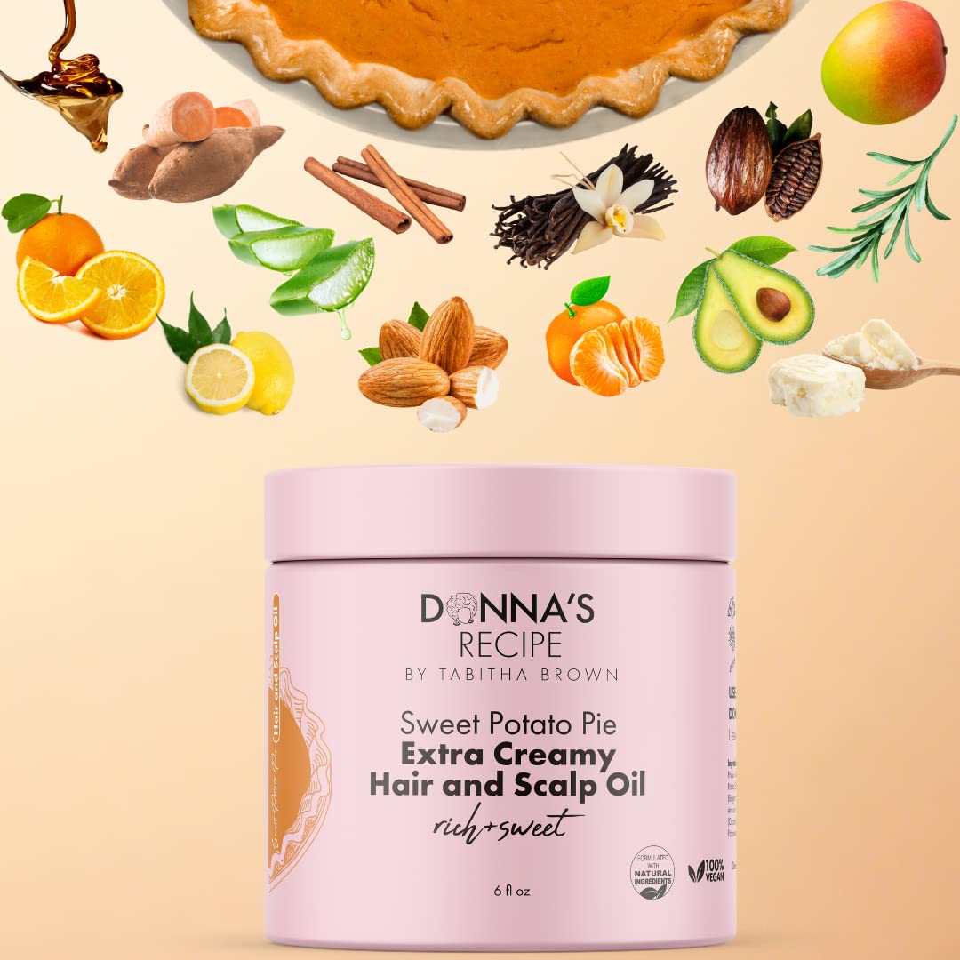 Donna's Recipe Tabitha Brown — sève d'erable et beurres nourrissants pour cheveux plus doux.