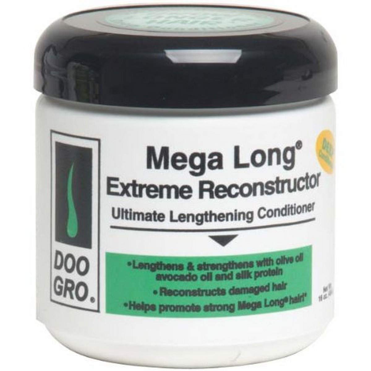 Doo Gro Mega Long Extreme Reconstructor, flacon, revitalise les cheveux en profondeur et réduit la casse.