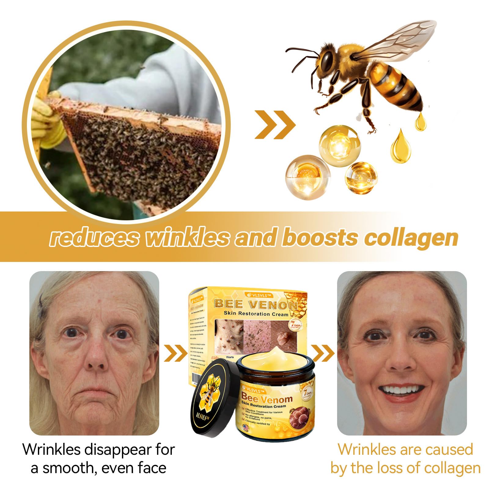 Dooeka Venin d’abeille – pack 2 bouteilles pratique pour routine durable.