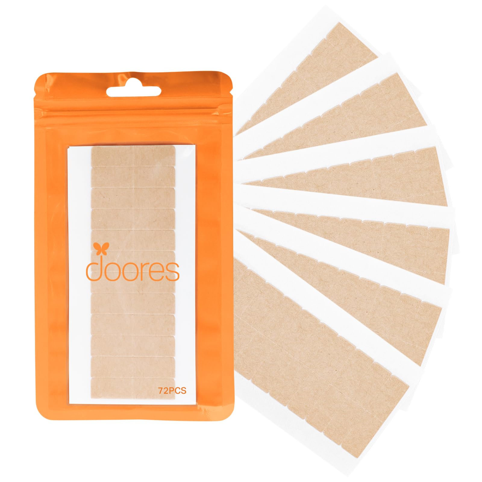 DOORES bandes double-face pour extensions, discrètes et adaptées à tous les styles