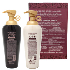 Doori Cosmetics Daeng Gi Meo Ri Ki Gold Premium Shampoo texture – mousse douce pour cheveux.
