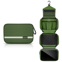 Trousse Dopobo Army Green compacte, idéale pour l'organisation lors des voyages.