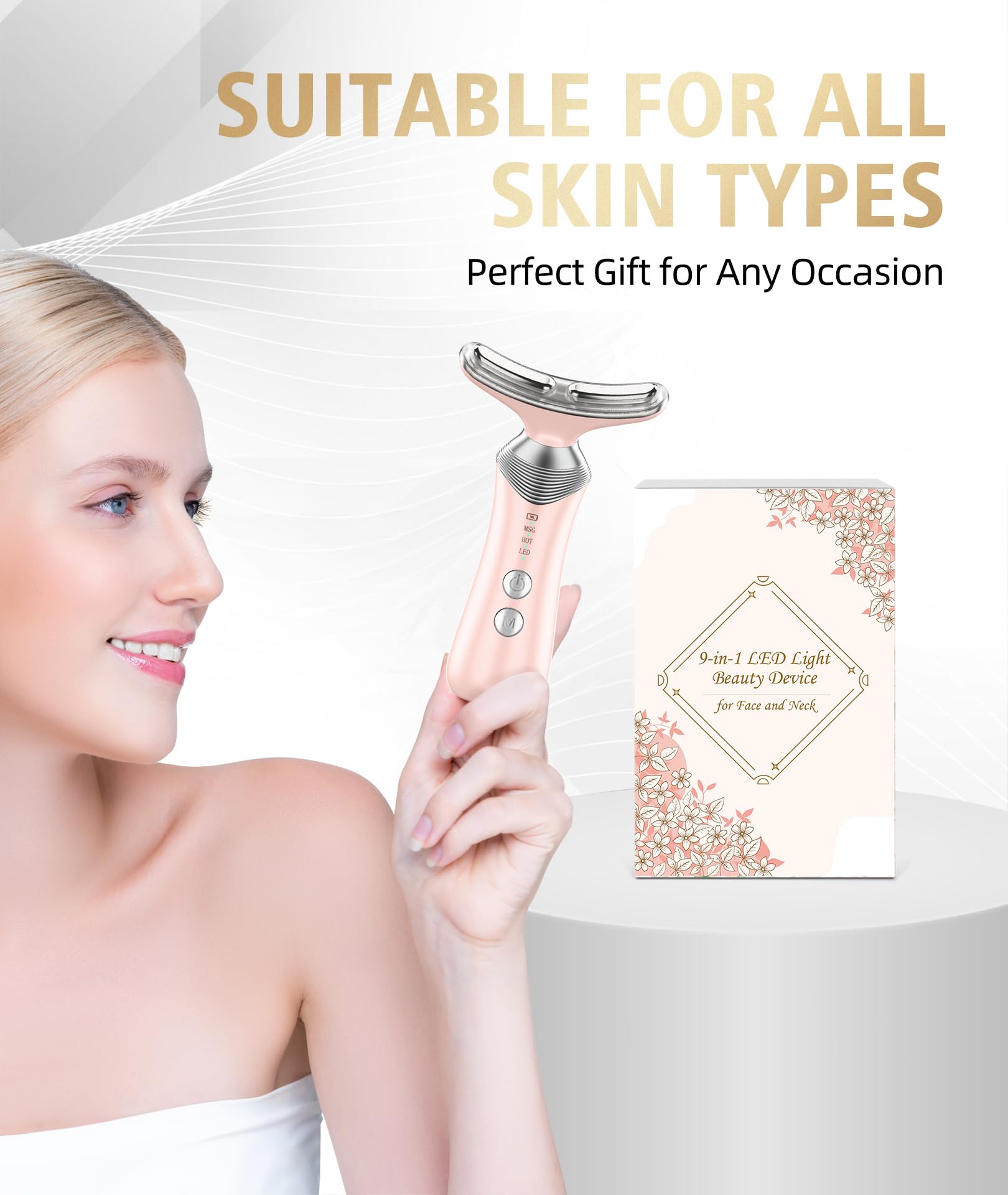 Dopsikn design rose pâle – appareil élégant pour le soin maison.