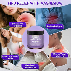Doracome Lotion magnésium, version sans parfum, adaptée pour peaux sensibles et routine nocturne.