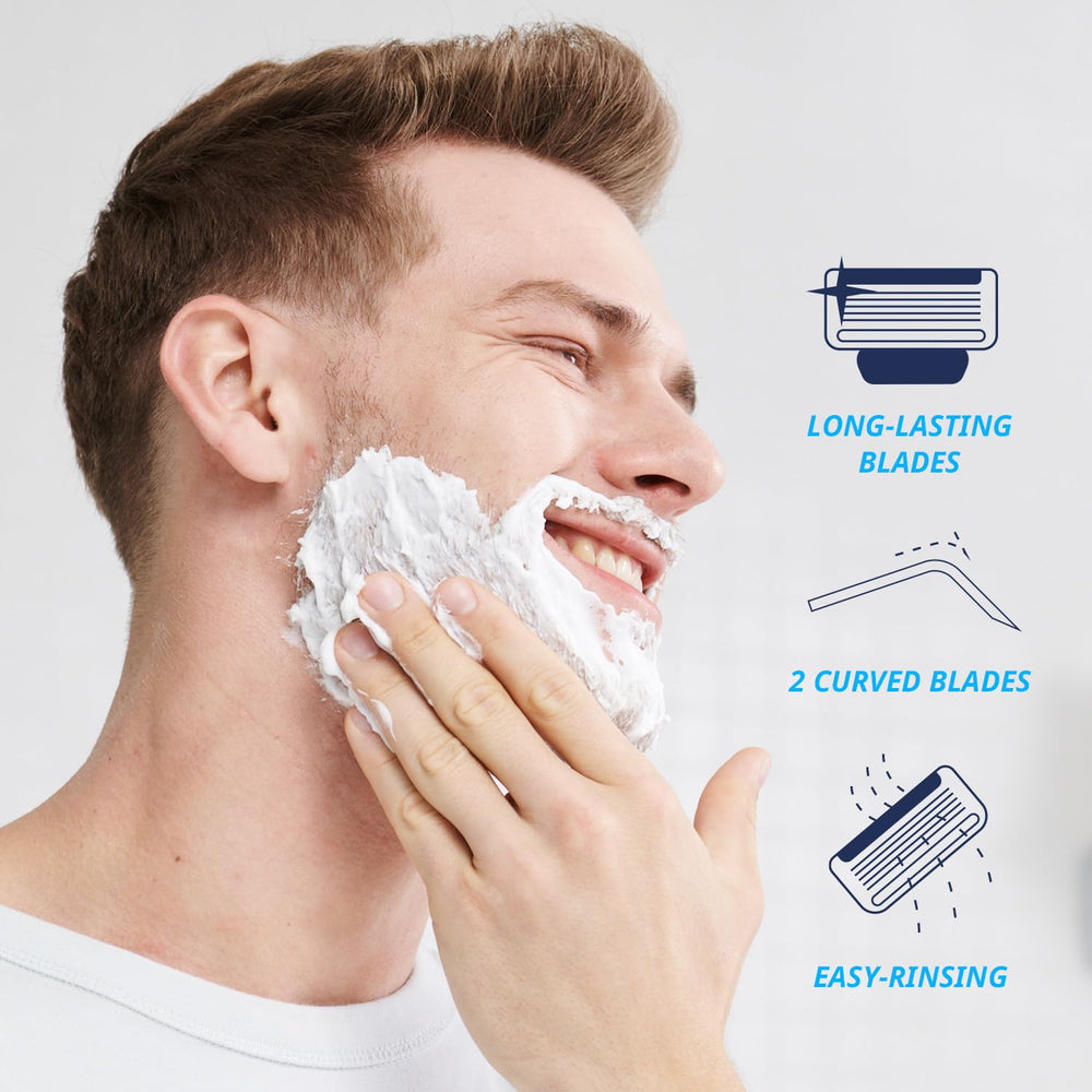 Dorco Pace 2 rasoir jetable prise en main ergonomique pour un contrôle précis