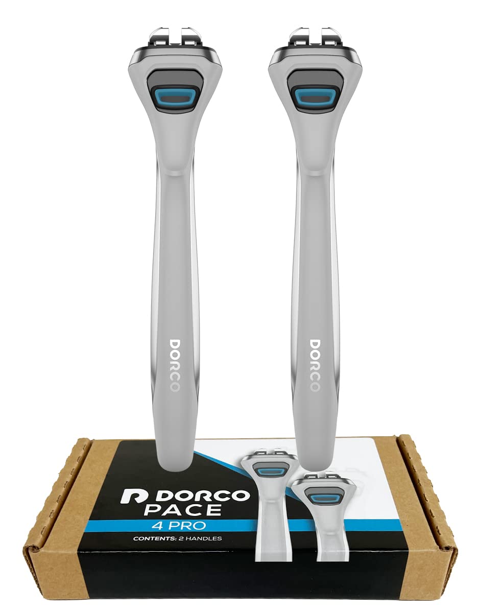 Dorco Pace 4 Pro - tête pivotante pour un rasage précis et confortable.