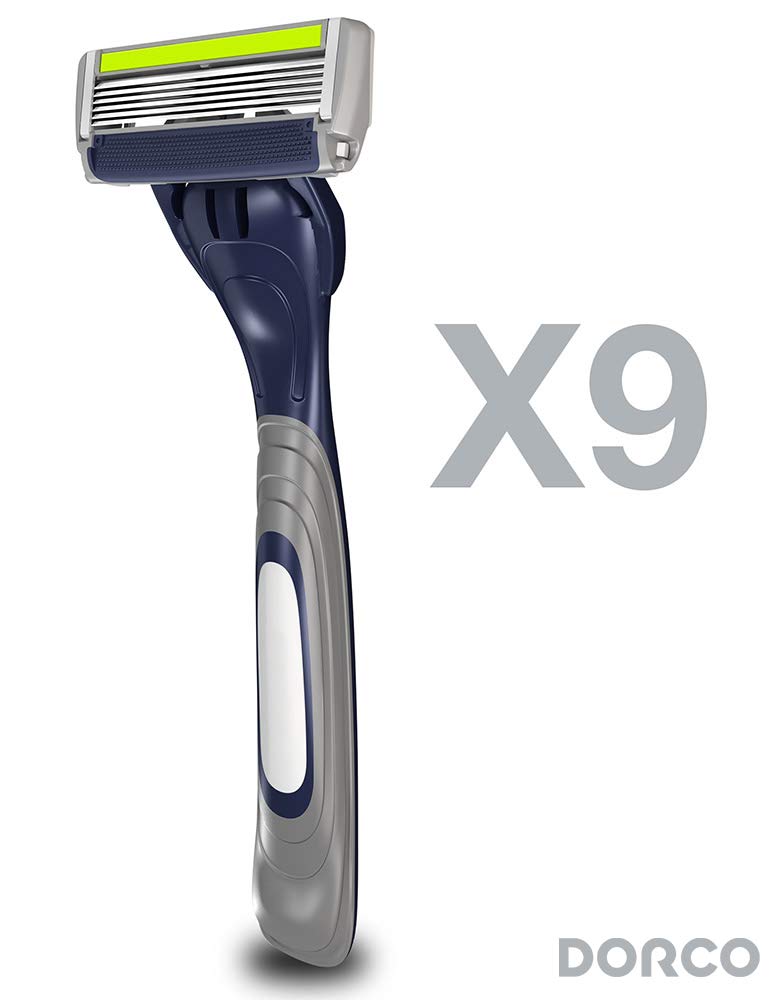 Dorco Pace 6 Plus : lames 6 et revêtement dur pour une coupe durable