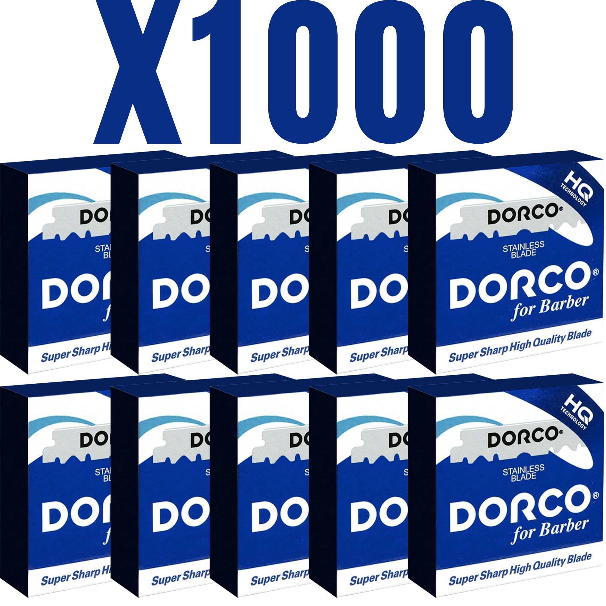 Lames Dorco de haute qualité, coupe efficace pour un rasage régulier.