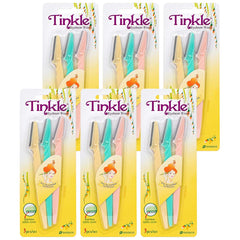 DORCO Tinkle dermaplaning tool blade closeup for precise removal