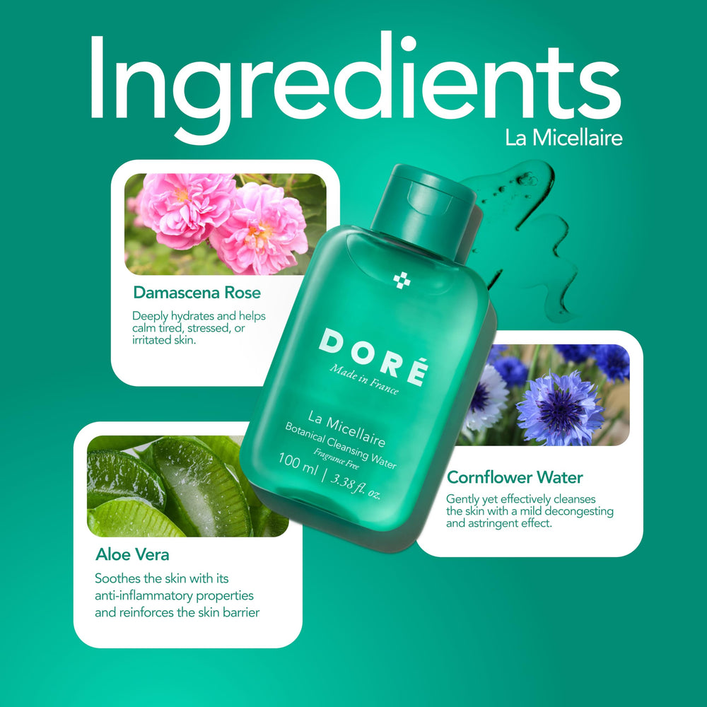 Doré Aloe Vera apaise et renforce la barrière cutanée.