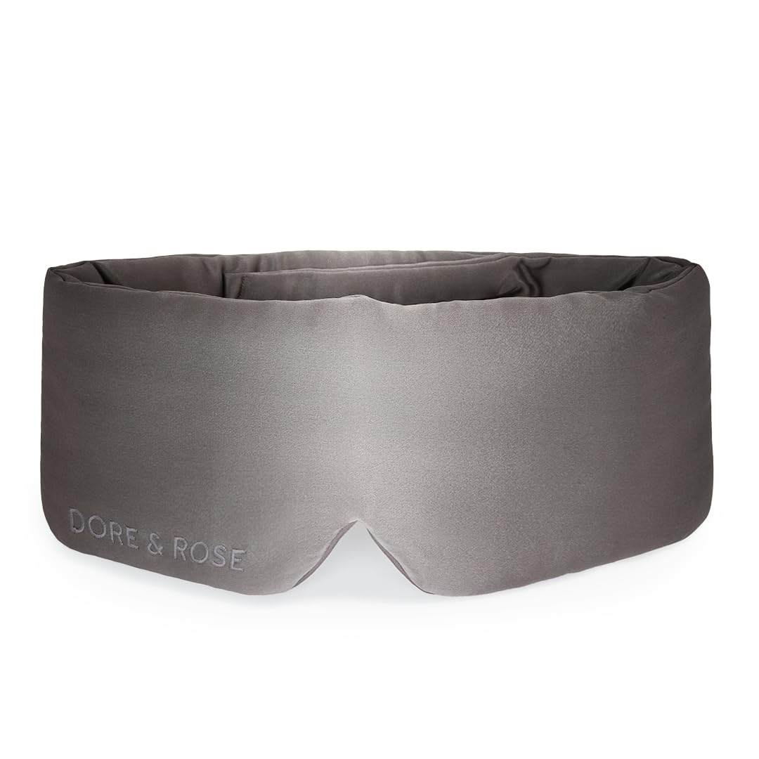 Dore & Rose masque-sommeil profond charbon, obscurcissement optimal pour le repos