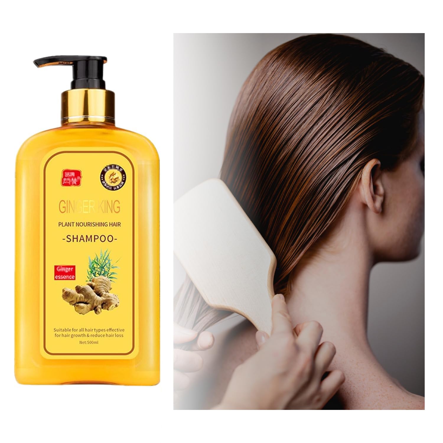 Ginaday massage cuir chevelu pour hydratation et brillance durable