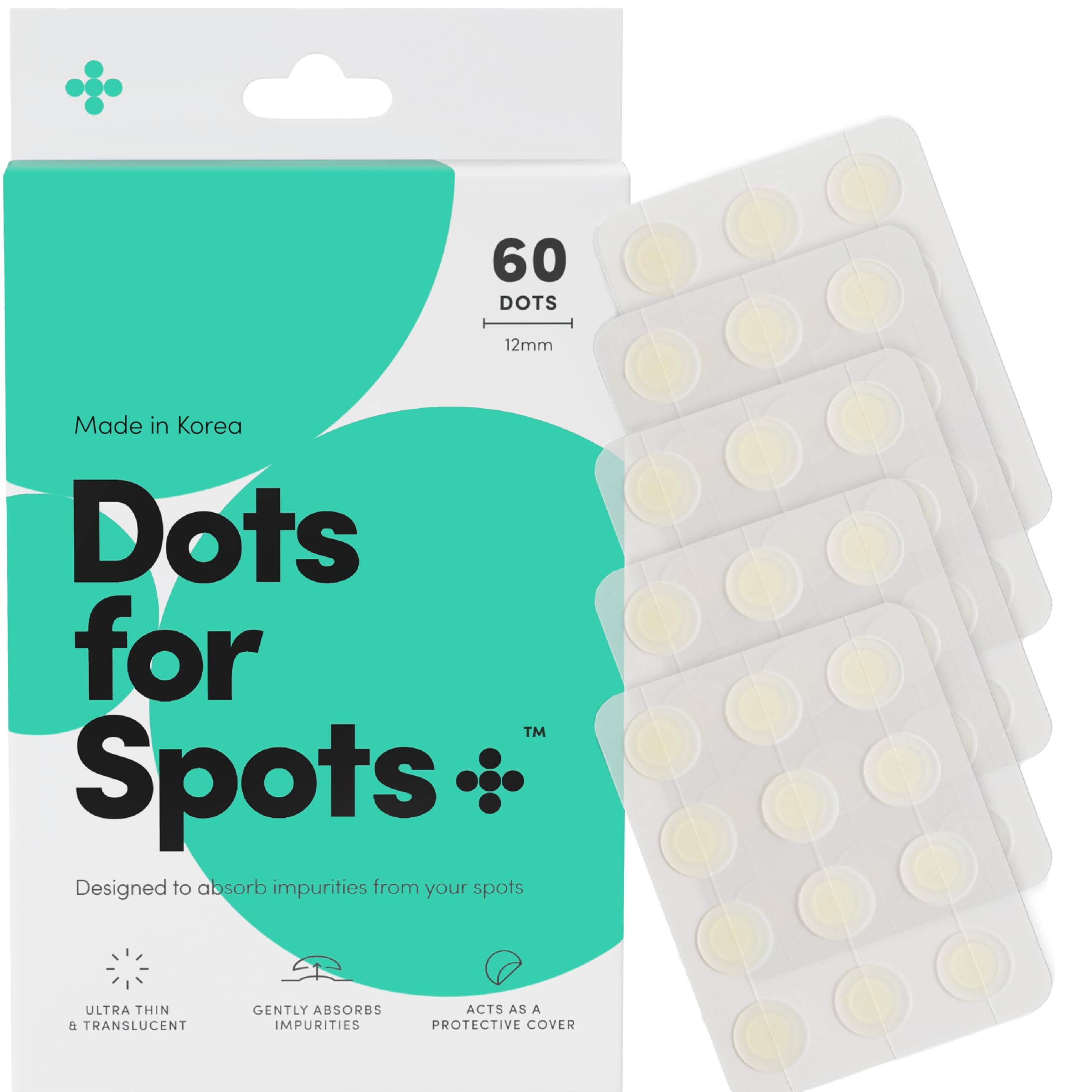 Dots for Spots pansements hydrocolloïdes visage transparents