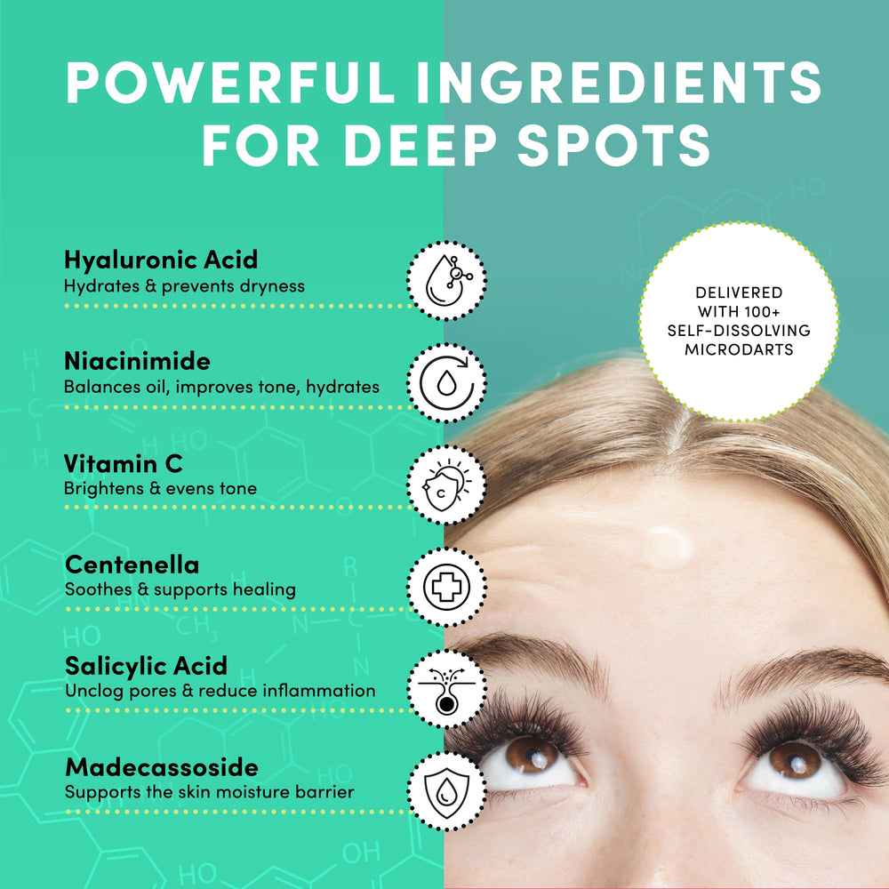 Dots for Spots patchs-acide-hyaluronique hydratent la peau en profondeur lors de l’application.