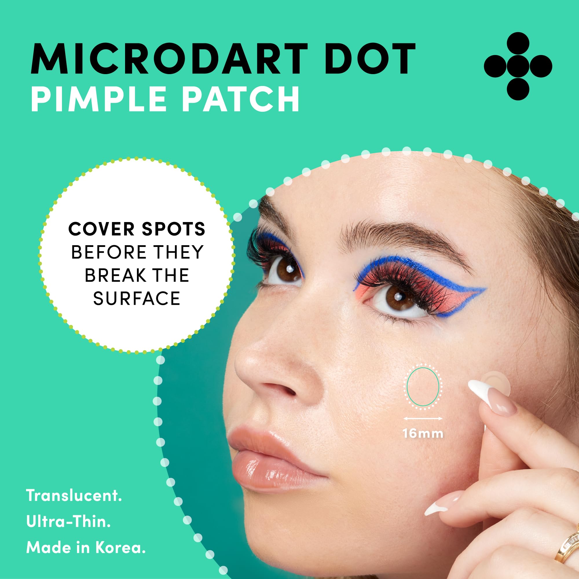 Dots for Spots patchs-acide-salicylique exfolient légèrement les surfaces pour une peau plus lisse.