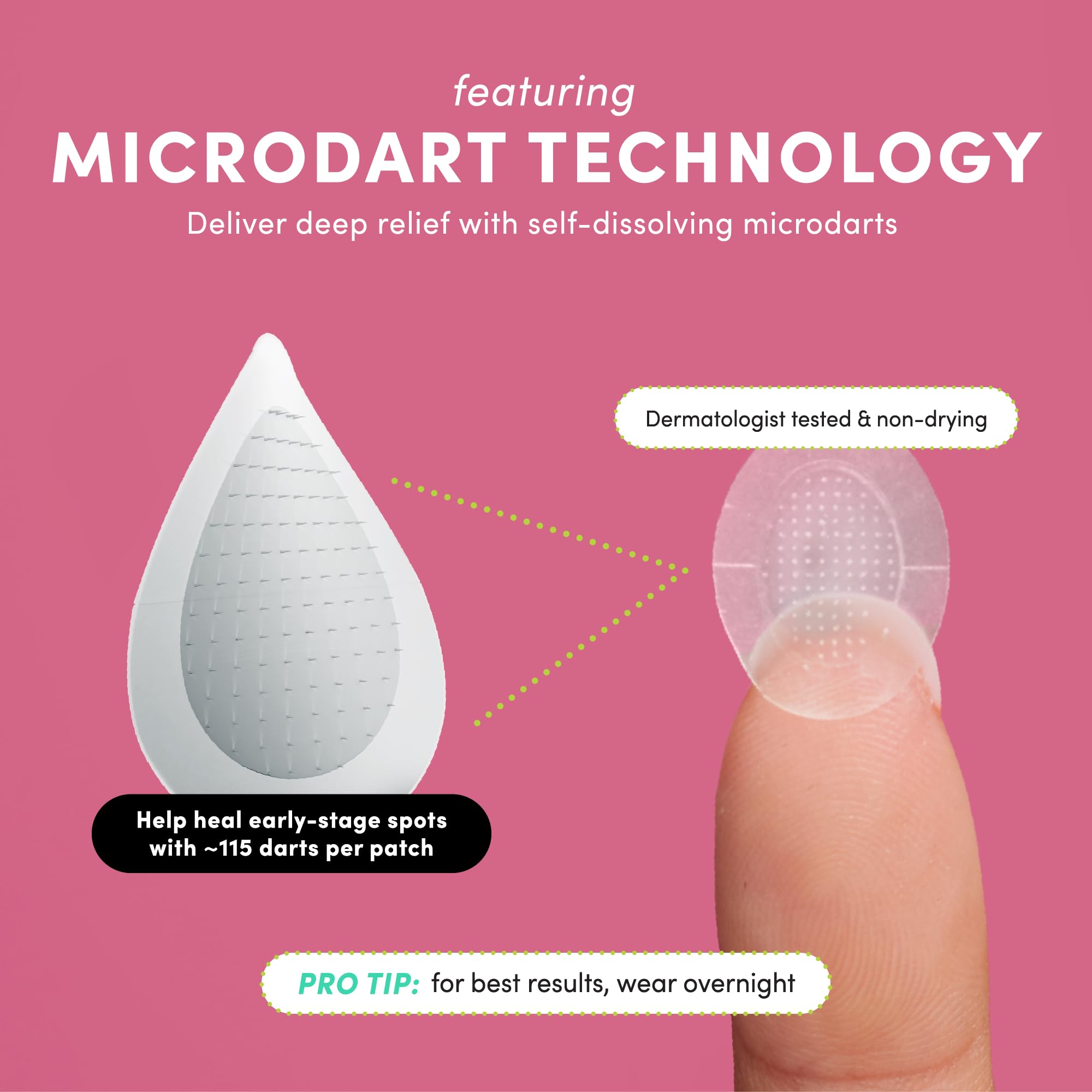 Dots for Spots patchs-niacinamide sur le teint pour uniformiser le grain et la tonalité.