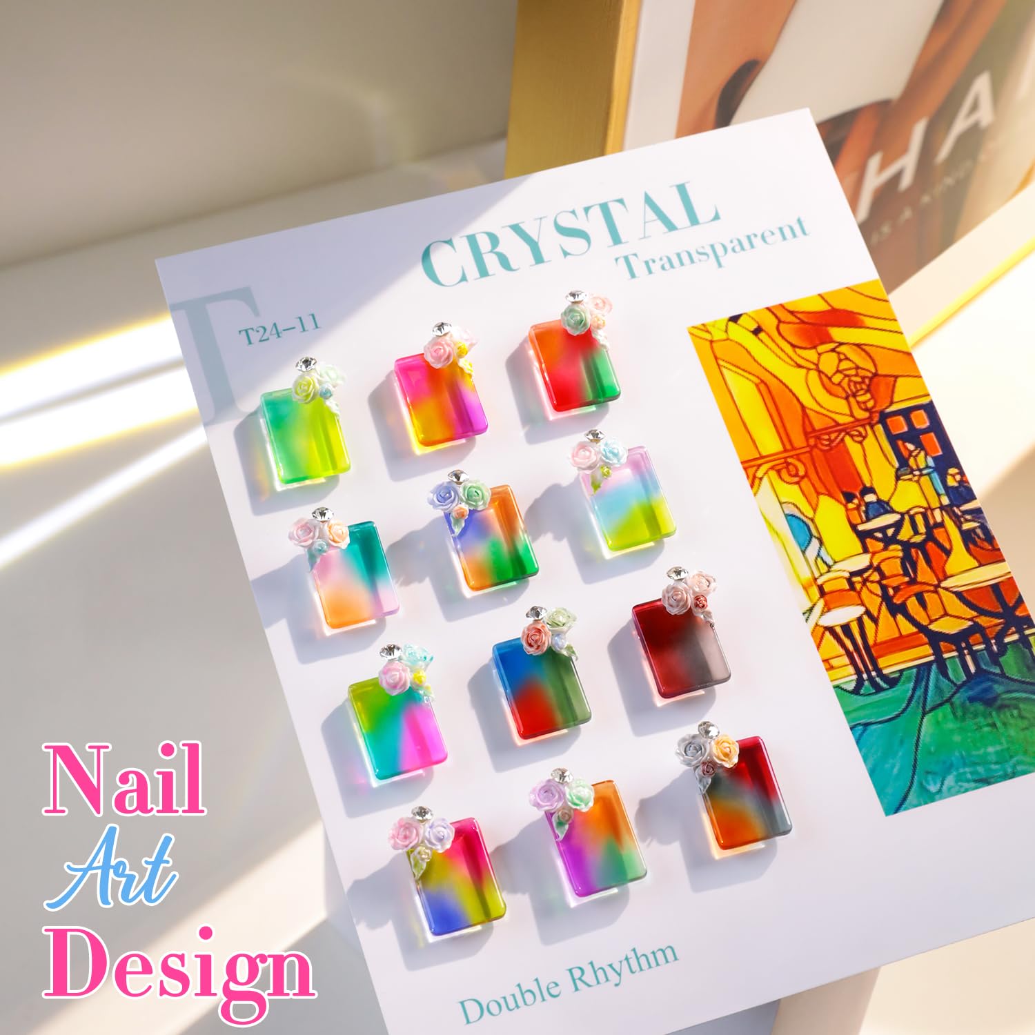 Utilisation à domicile pour nail art varié et économique.