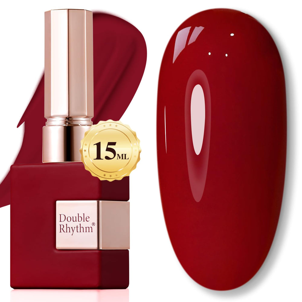 Double Rhythm: flacon vernis gel translucide 15 ml prêt à l'emploi sur ongles