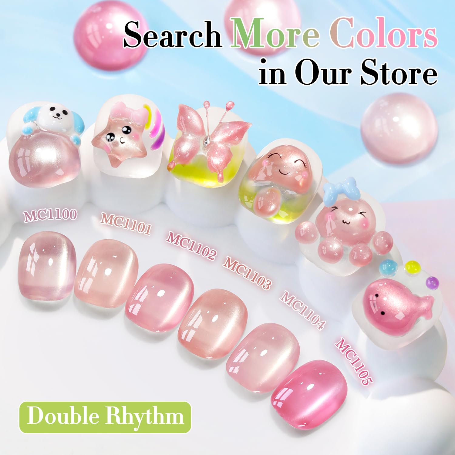 Couche de base Double Rhythm pour une tenue durable des ongles.