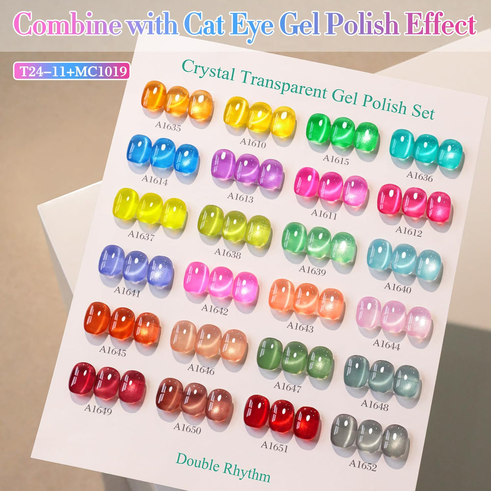 Double Rhythm couleurs Neon Jelly, collection éclatante pour des looks variés.