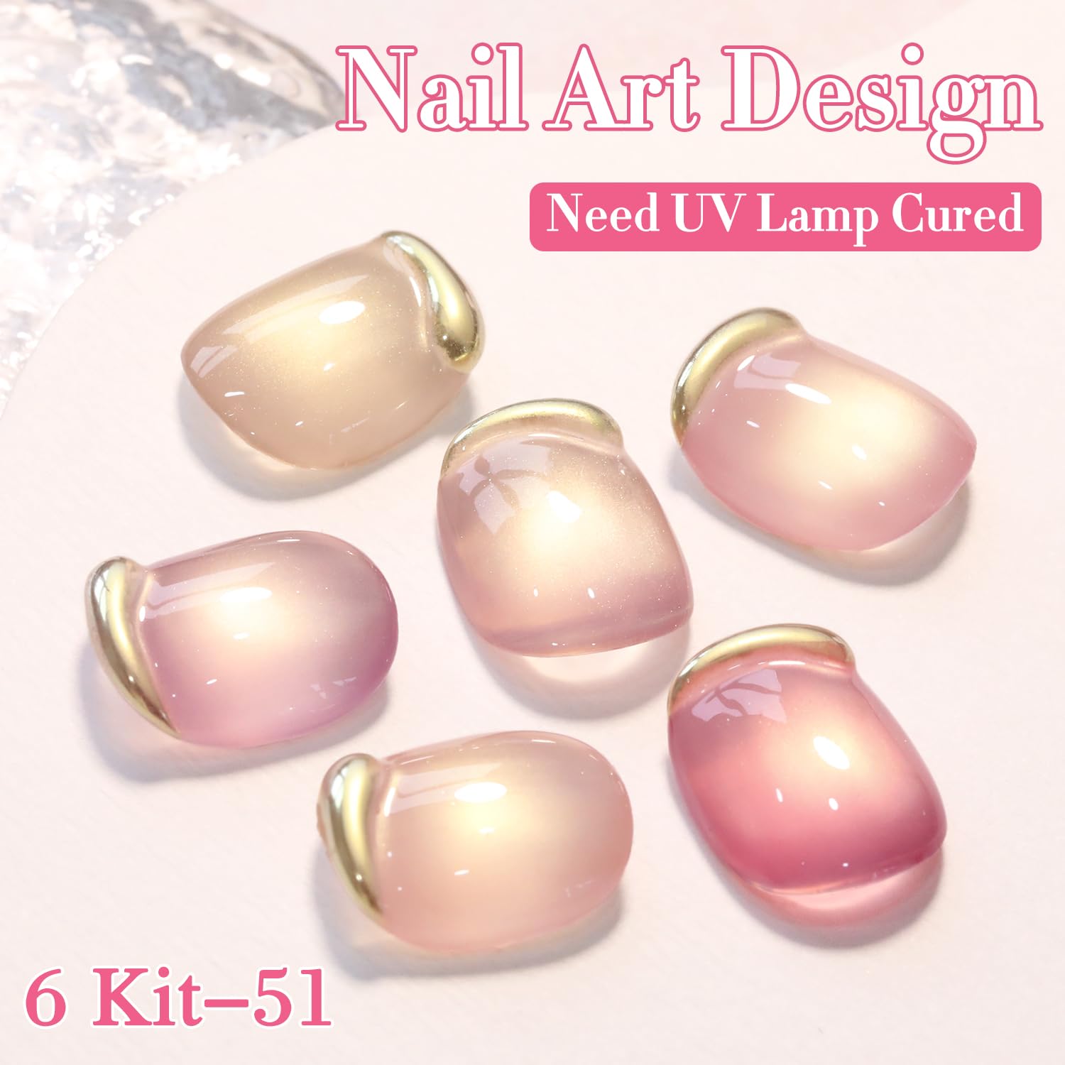 Double Rhythm effet holographique et paillettes cat-eye pour un nail art tendance.
