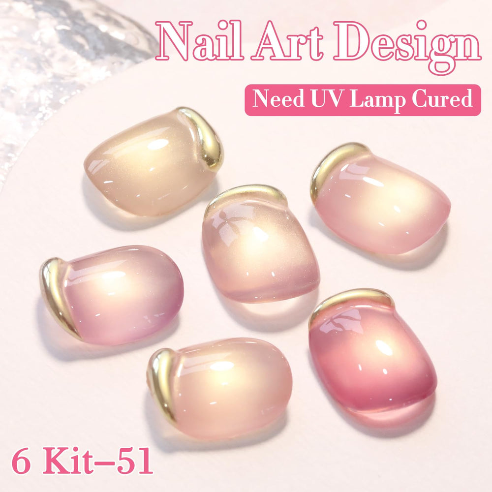 Double Rhythm effet holographique et paillettes cat-eye pour un nail art tendance.