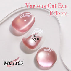 Effets holographiques Double Rhythm, reflets multichromes pour un vernis qui attire le regard.