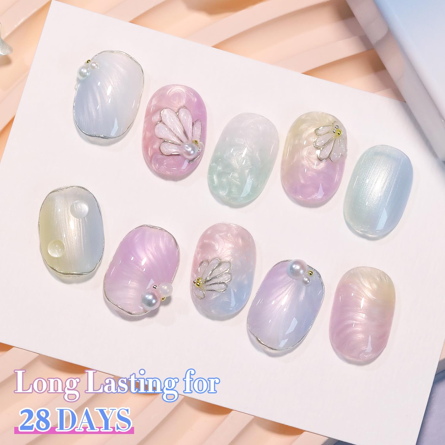 Double Rhythm ensemble vernis gel 6 pièces emballage