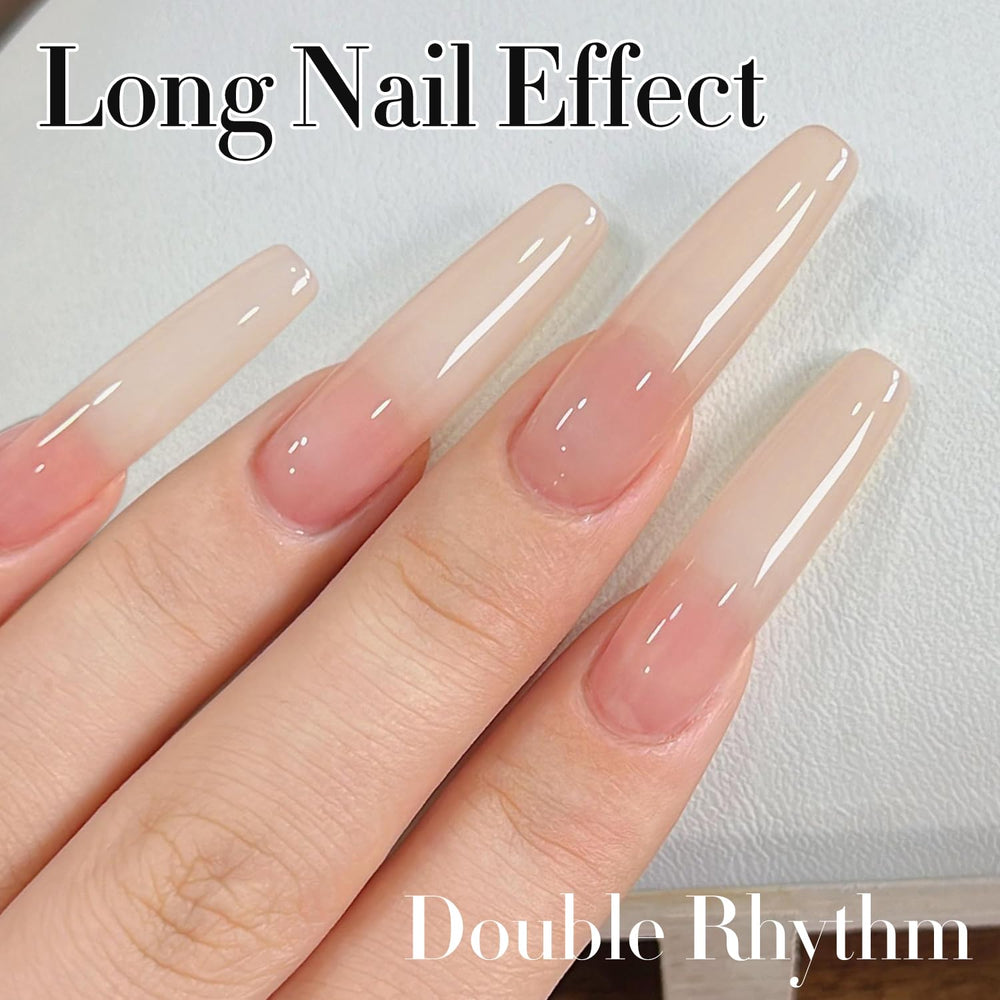 Finition brillante durable avec le gel laitier neutre Double Rhythm après cuisson.