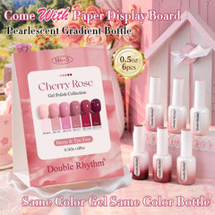 Double Rhythm Gel Polish Rose clair – fini brillant et homogène