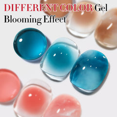 Double Rhythm Blooming Gel: formule sans odeur et ingrédients sains pour les ongles.