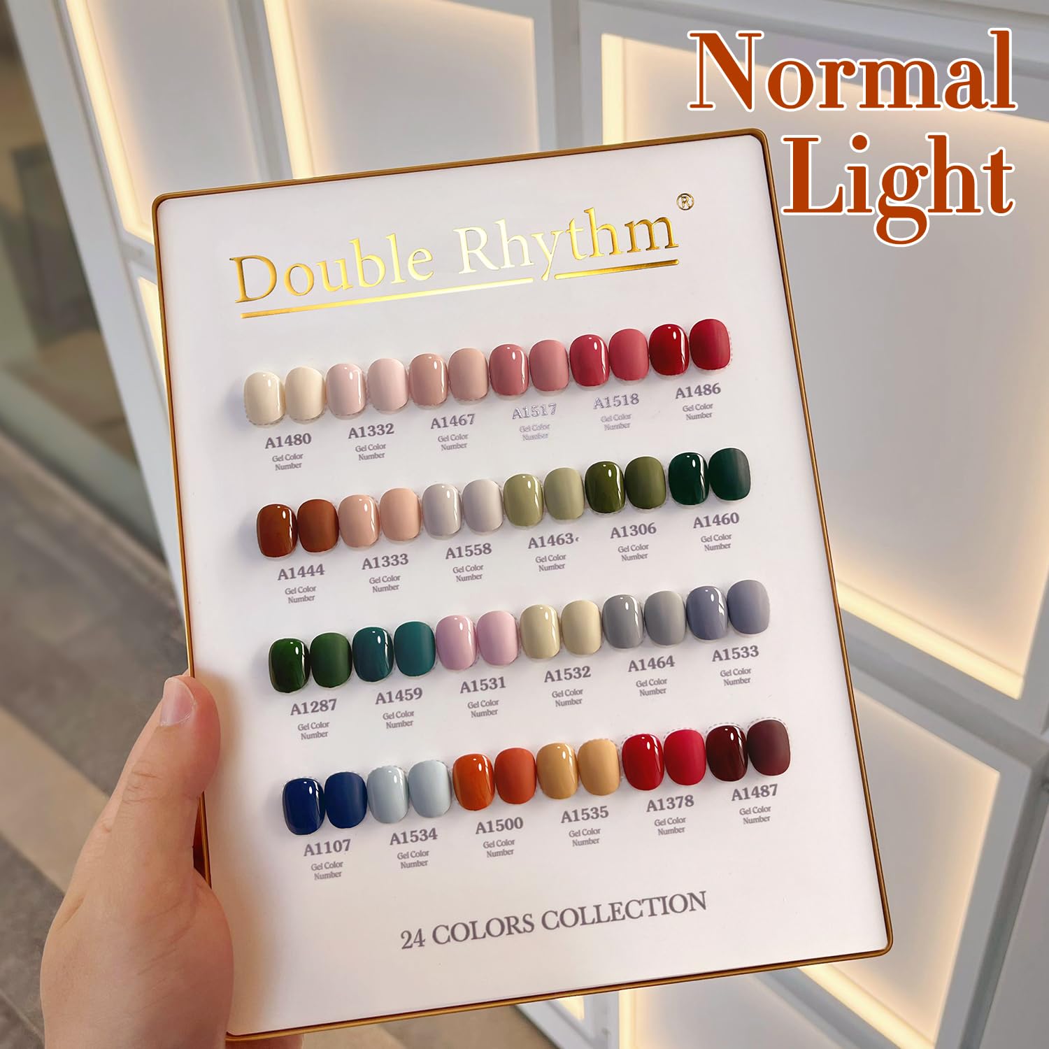Double Rhythm gel top coat clair, finition durable et éclat longue durée.