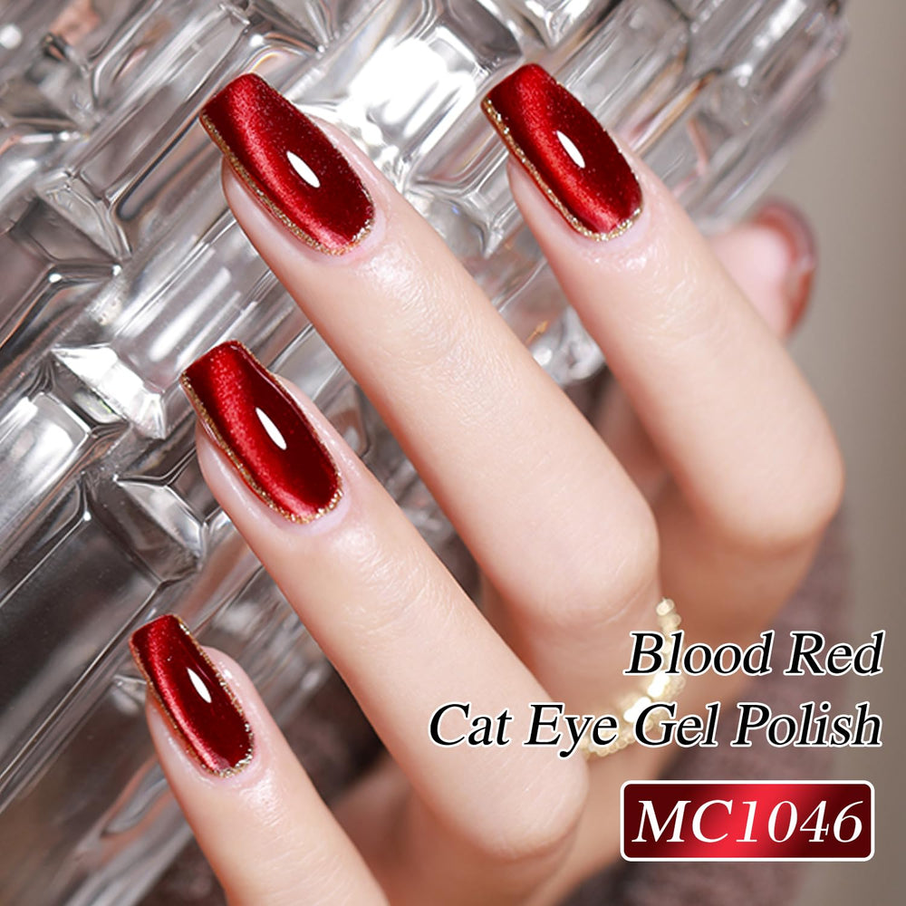 Gel translucide rouge Double Rhythm, teinte translucide et lumineuse