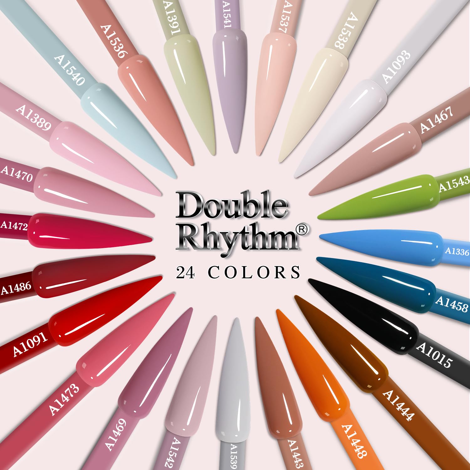 Double Rhythm – glitter gel avec finition brillante et tenue longue.