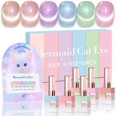 Double Rhythm kit Cat Eye avec bouteilles identiques de 15 ml pour manicure à domicile