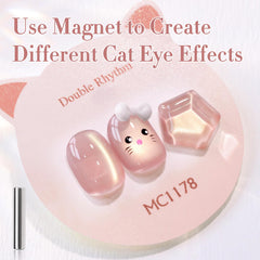 Double Rhythm paillettes holographiques brillantes pour manucure spectaculaire