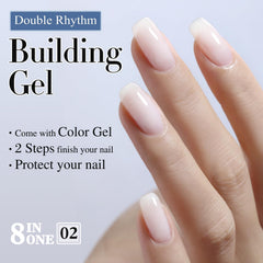 Double Rhythm Renforcateur ongles gel dur pour durabilité