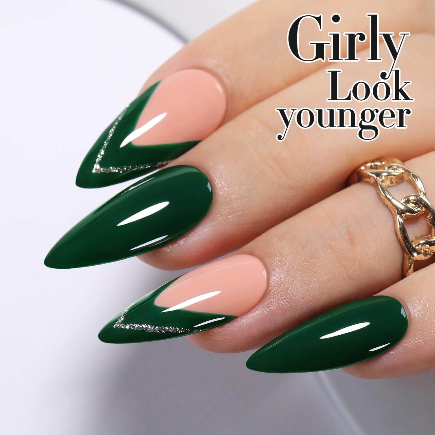 Double Rhythm vernis gel utilisable à domicile sans effort.
