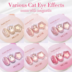 Double Rhythm teinte rose cat-eye offre un éclat discret et chic au quotidien.