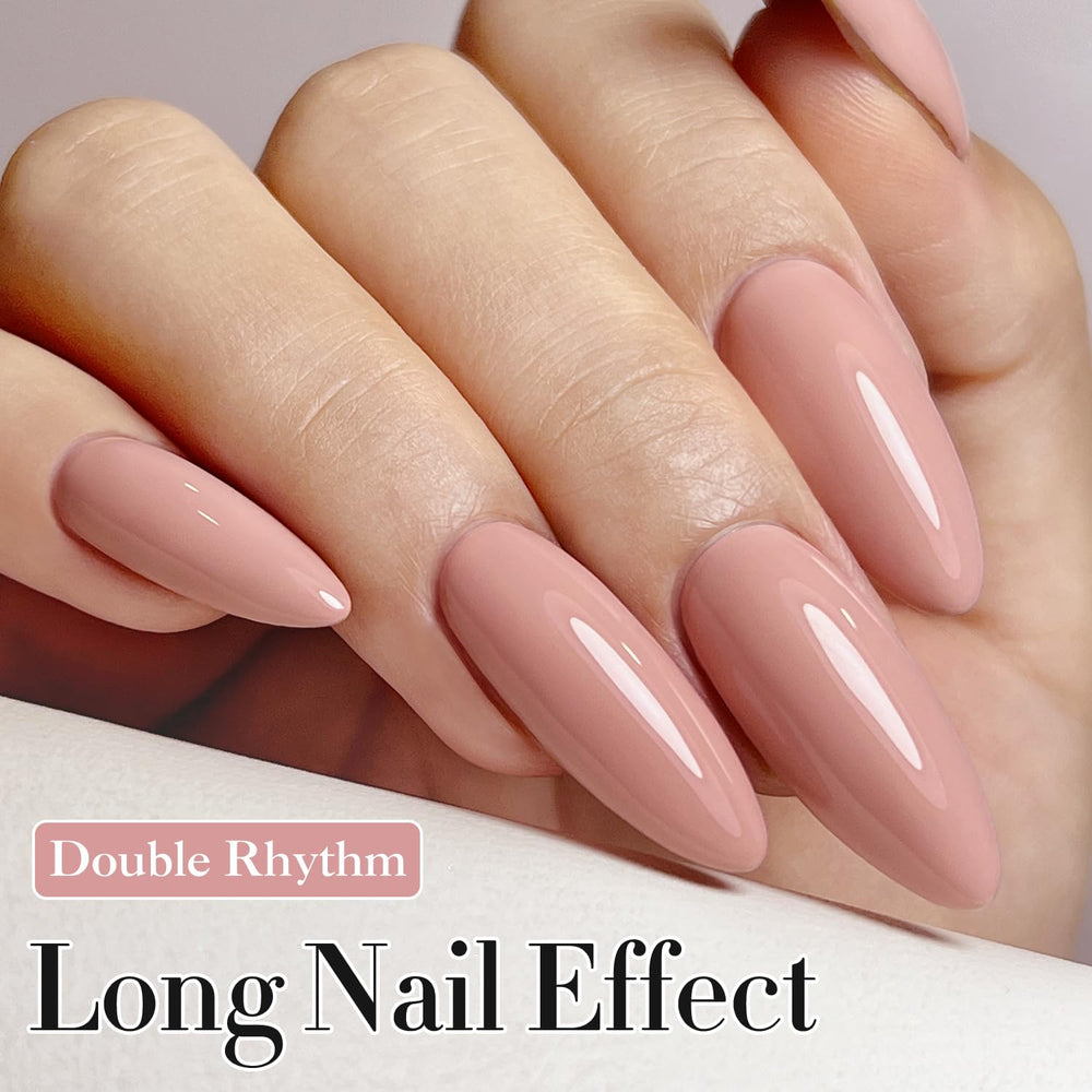 Vernis gel Double Rhythm, finition ultra brillante pour une manucure professionnelle.