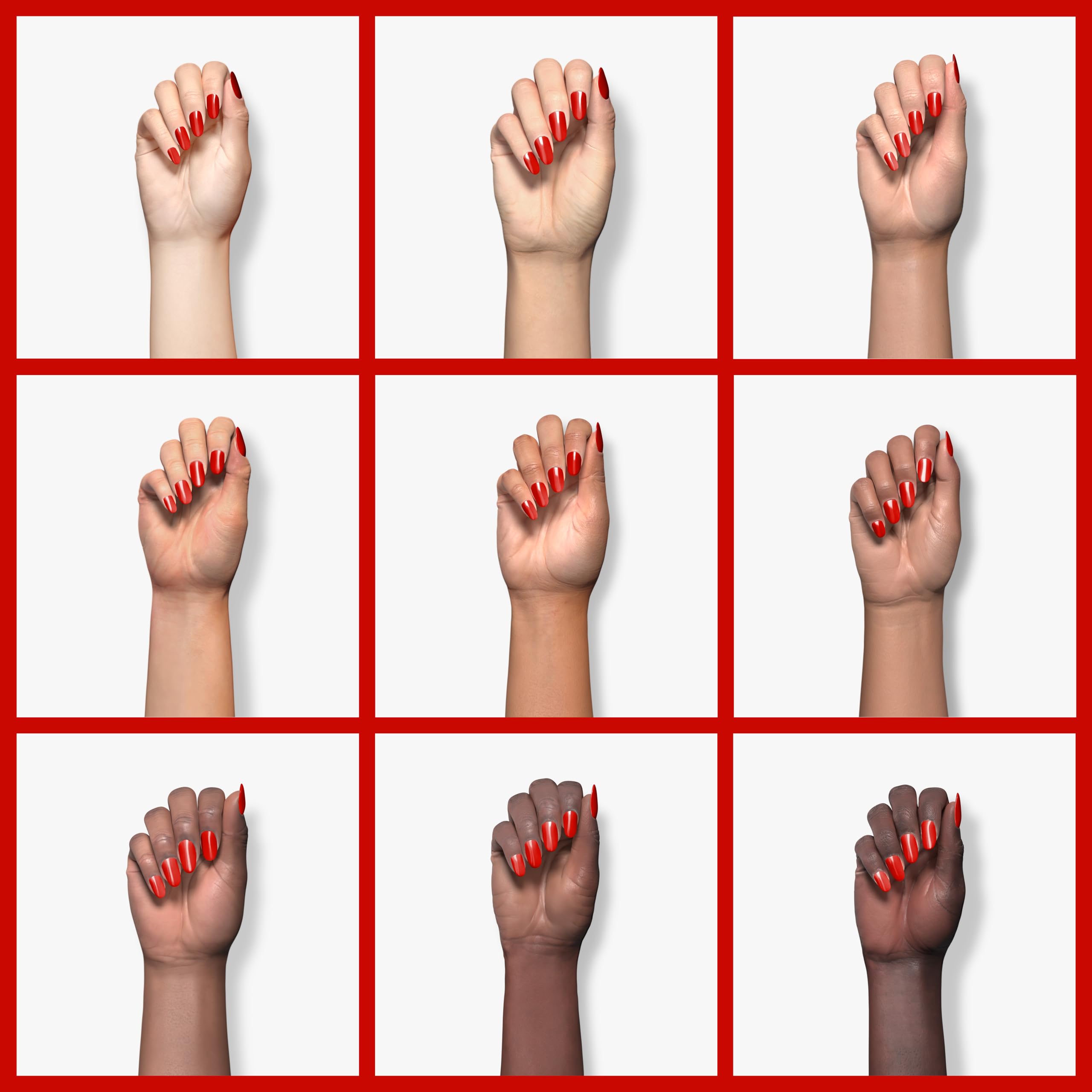 Teinte rouge Double Rhythm prête à être appliquée pour un look élégant