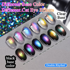 Vernis gel Double Rhythm facile à appliquer sous lampe UV/LED pour des finitions nettes.