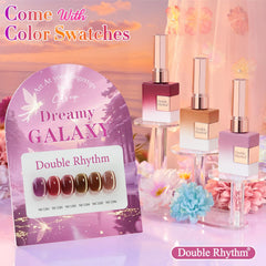 Double Rhythm vernis gel café – teinte chaude pour un look élégant.