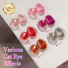 Outil aimant inclus pour créer l’effet Cat Eye sur les ongles