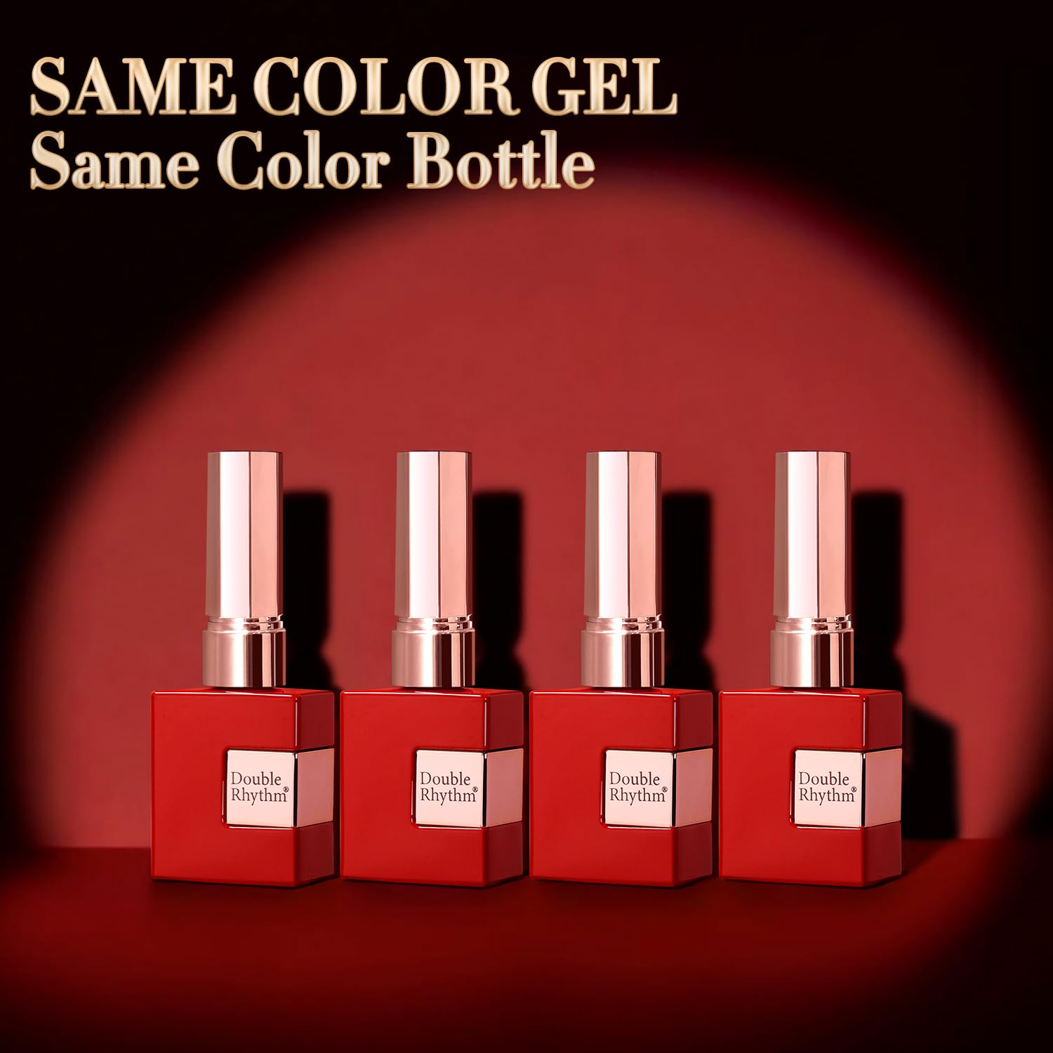 Double Rhythm coffret cadeau vernis gel, 15 ml, cadeau idéal pour amateurs de déco des ongles.