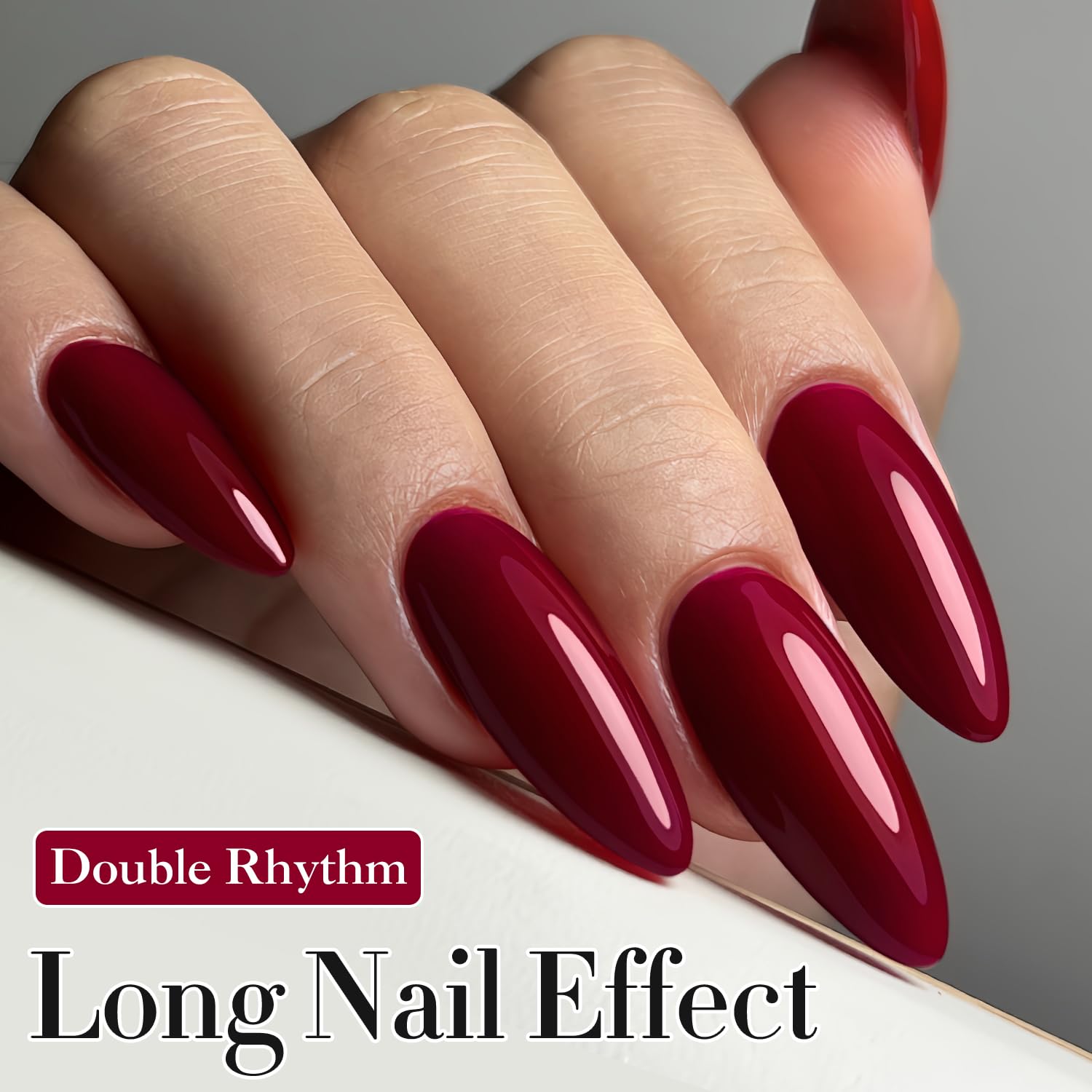 Vernis gel Double Rhythm durable jusqu'à 28 jours.