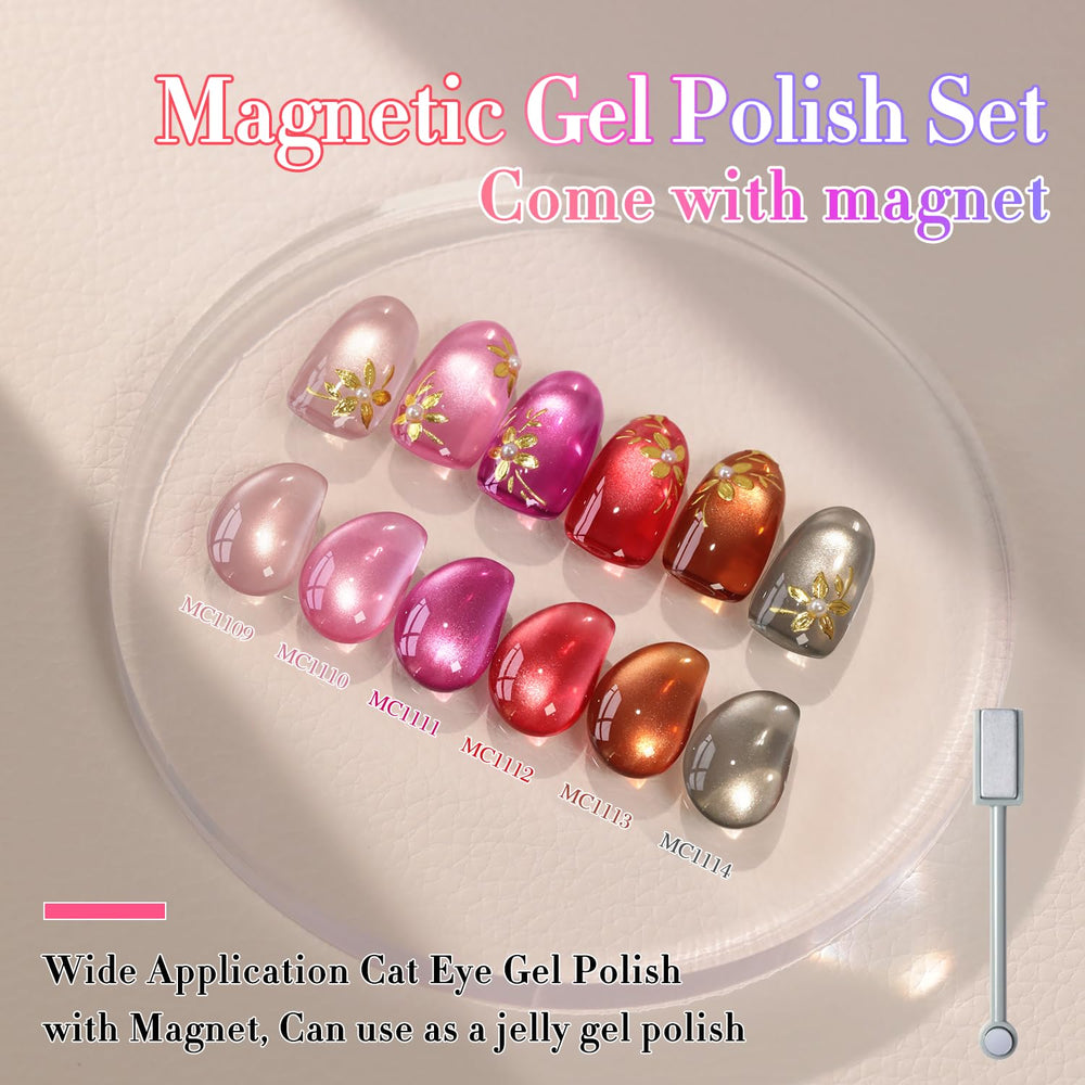 Effet holographique et reflets magnétiques sur les ongles